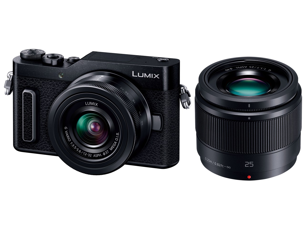 LUMIX DC-GF10W-K ダブルレンズキット [ブラック] 4549980046869