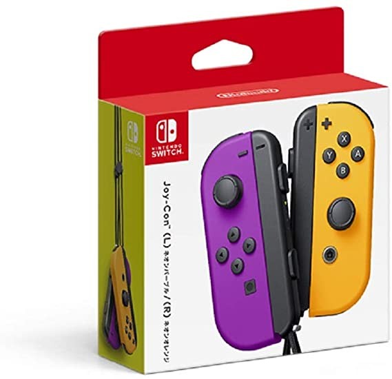 Nintendo Switch Joy-Con(L)/(R) ネオンパープル/ネオンオレンジ 4902370544077