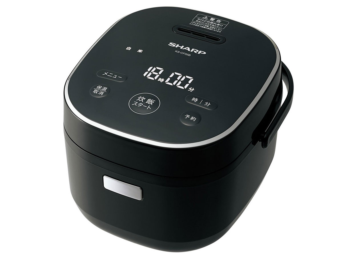 シャープ SHARP 炊飯器 KS-CF05B-B ブラック 4974019149837