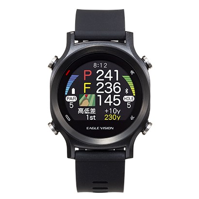 アサヒゴルフ EAGLE VISION watch ACE EV-933 [ブラック] 4981318475680