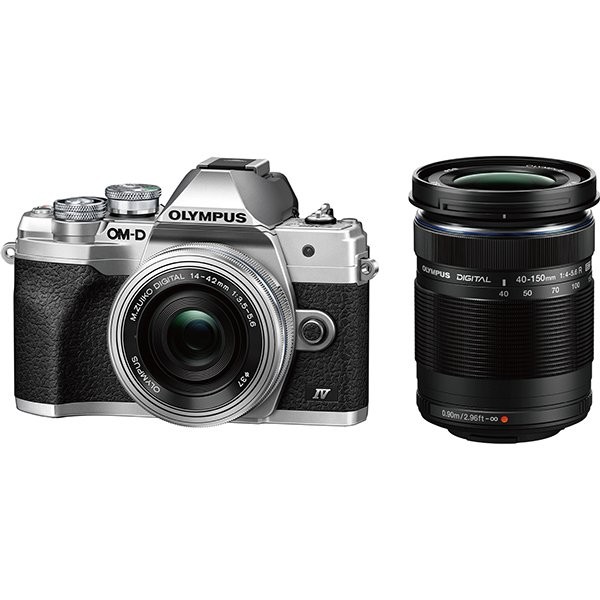 オリンパス OM-D E-M10 Mark IV EZダブルズームキット [シルバー] 4545350053369