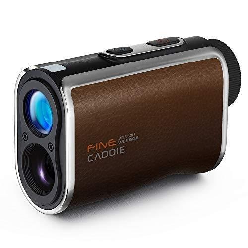 FineCaddie ファインキャディ ゴルフ用レザー距離計 プレミアム J300 ブラウン 8809161964990