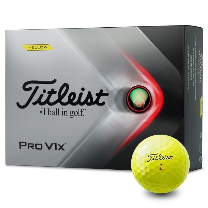 Titleist タイトリストPRO V1x ローナンバー 2021年モデル T2146S-J 1ダース イエロー 0084984745386