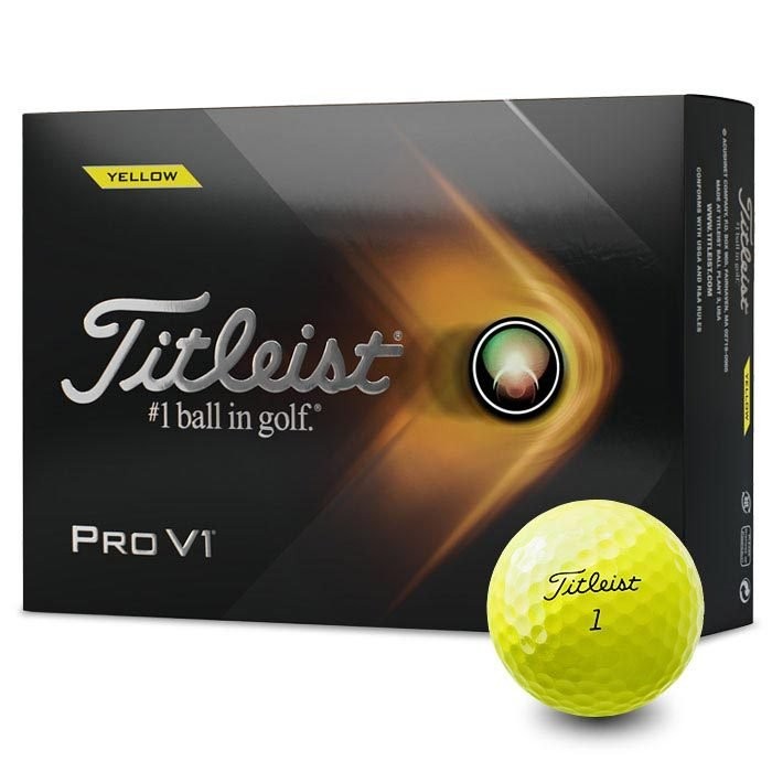 Titleist タイトリスト PRO V1 ローナンバー 2021年モデル T2126S-J 1ダース イエロー 0084984738043