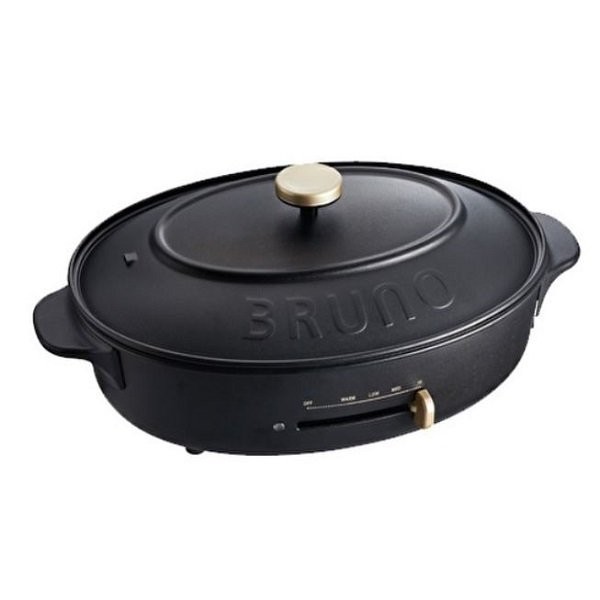 BRUNO ブルーノ ホットプレート crassy BOE053-BK ブラック 4514499147475