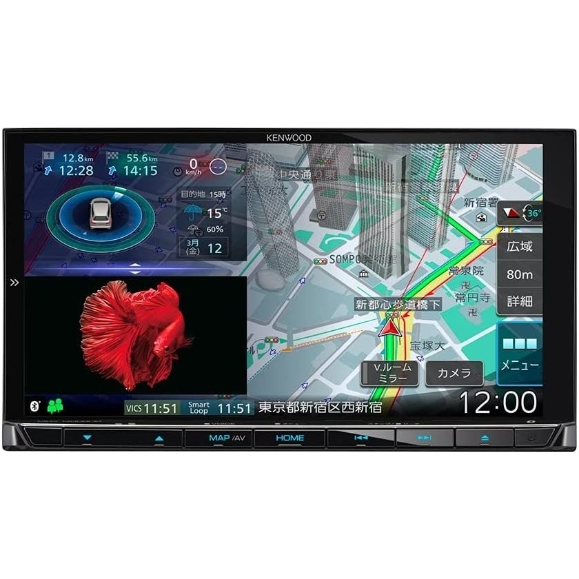 Kenwood　彩速ナビ MDV-M808HD　4975514062164