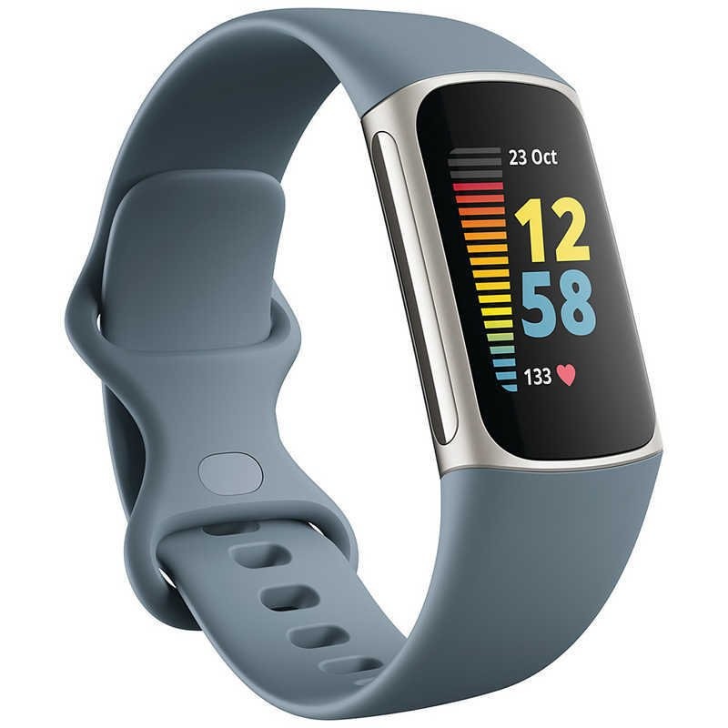Fitbit フィットビット Charge 5 FB421SRBU-FRCJK  スチールブルー/プラチナ 0810038857237