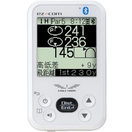 Asahi Golf アサヒゴルフ GPS型距離計 EAGLE VISION ez com EV-731 ホワイト 4981318435844