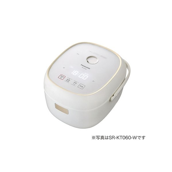 Panasonic パナソニック 炊飯器 SR-KT060-W ホワイト 4549980451182
