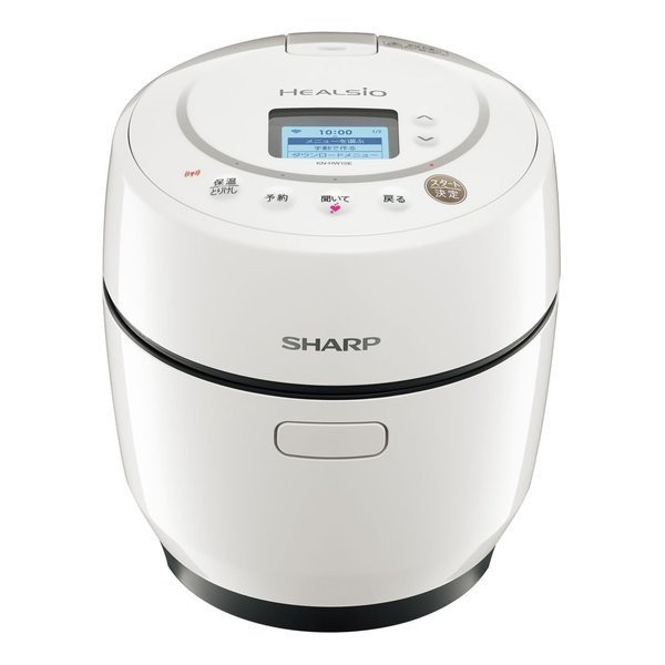 シャープ SHARP 電気調理鍋 ヘルシオ ホットクック KN-HW10E-W ホワイト 4974019135724