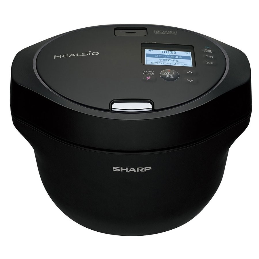 シャープ SHARP 電気調理鍋 ヘルシオ ホットクック KN-HW16G-B ブラック 4974019190747