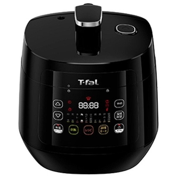 T-fal ティファール コンパクト電気圧力鍋 ラクラクッカー CY3508JP ブラック 3045387242527