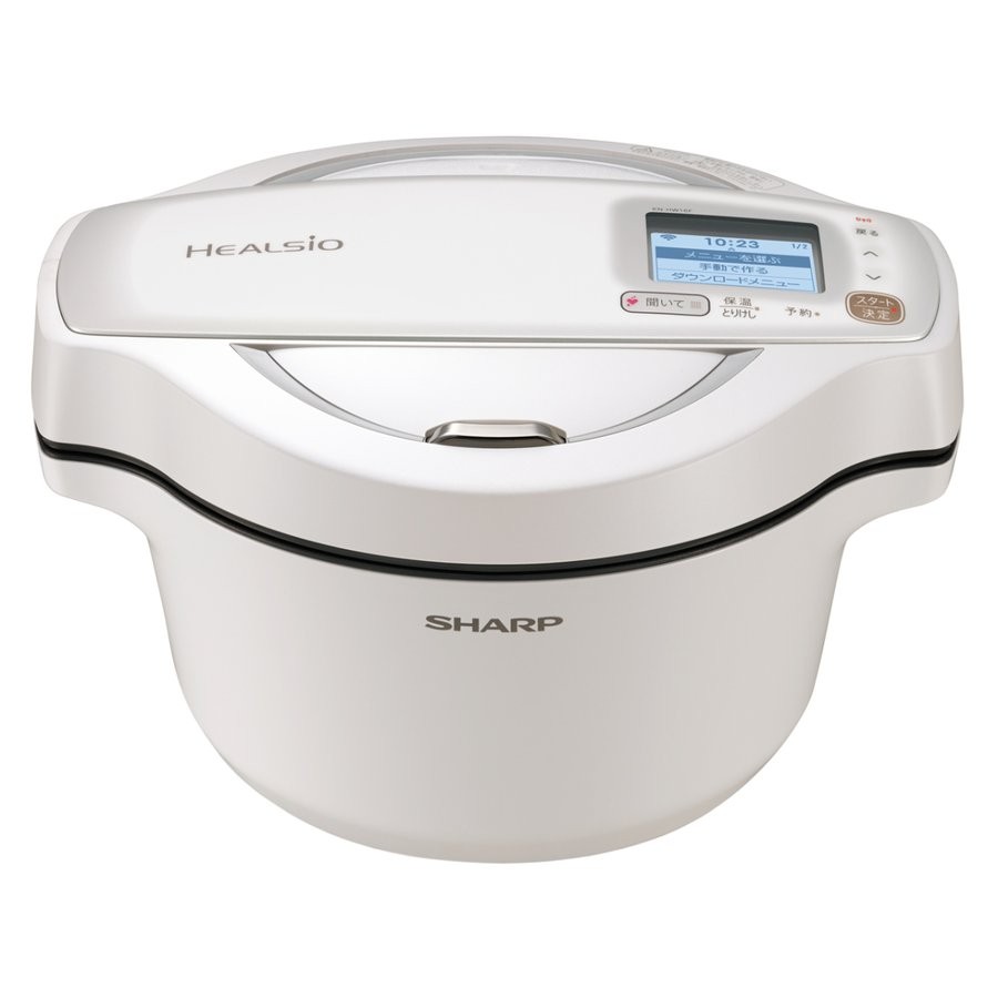 シャープ SHARP 電気調理鍋 ヘルシオ ホットクック KN-HW16F-W ホワイト 4974019158662