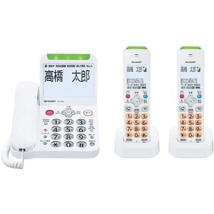 シャープ 電話機 コードレス 子機2台付き 詐欺対策機能 見守り機能搭載 JD-AT90CW
