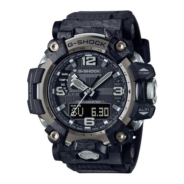 CASIO 腕時計 ジーショック MUDMASTER 電波ソーラー GWG-2000-1A1JF ブラック