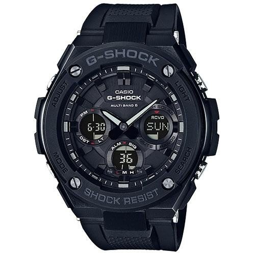CASIO 腕時計 G-SHOCK G-STEEL 電波ソーラー GST-W100G-1BJF ブラック