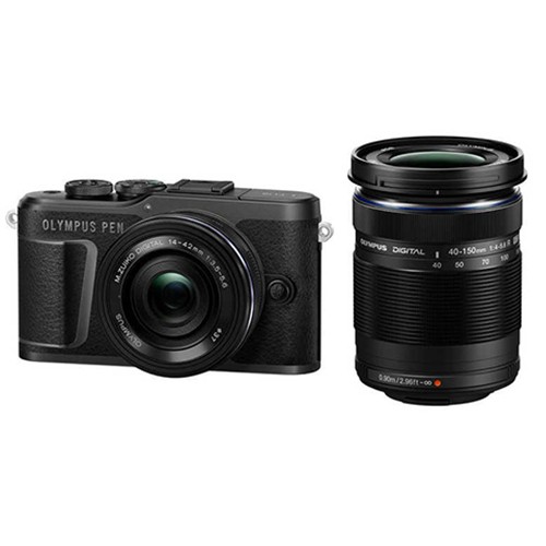 OLYMPUS PEN E-PL10 EZダブルズームキット ブラック 4545350052973