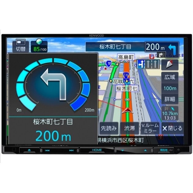 ケンウッド  KENWOOD 彩速ナビ MDV-L308L 4975514061754