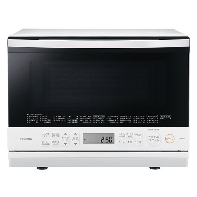東芝 TOSHIBA 簡易スチームオーブンレンジ 26L ER-XD70-W ホワイト 4904530112720