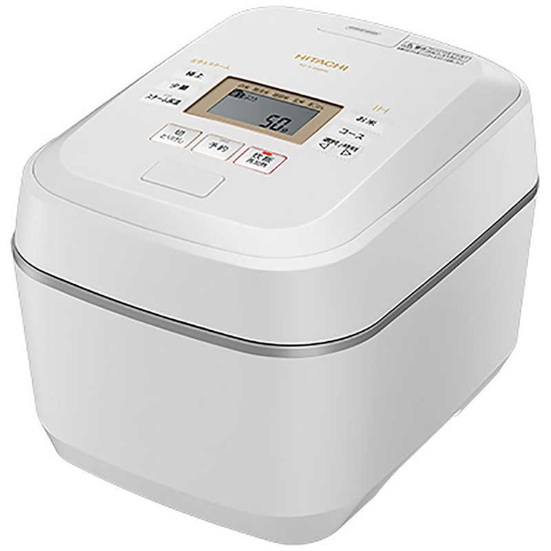 日立 HITACHI 炊飯器 沸騰鉄釜 ふっくら御膳 RZ-V100FM -W フロストホワイト 4549873153889