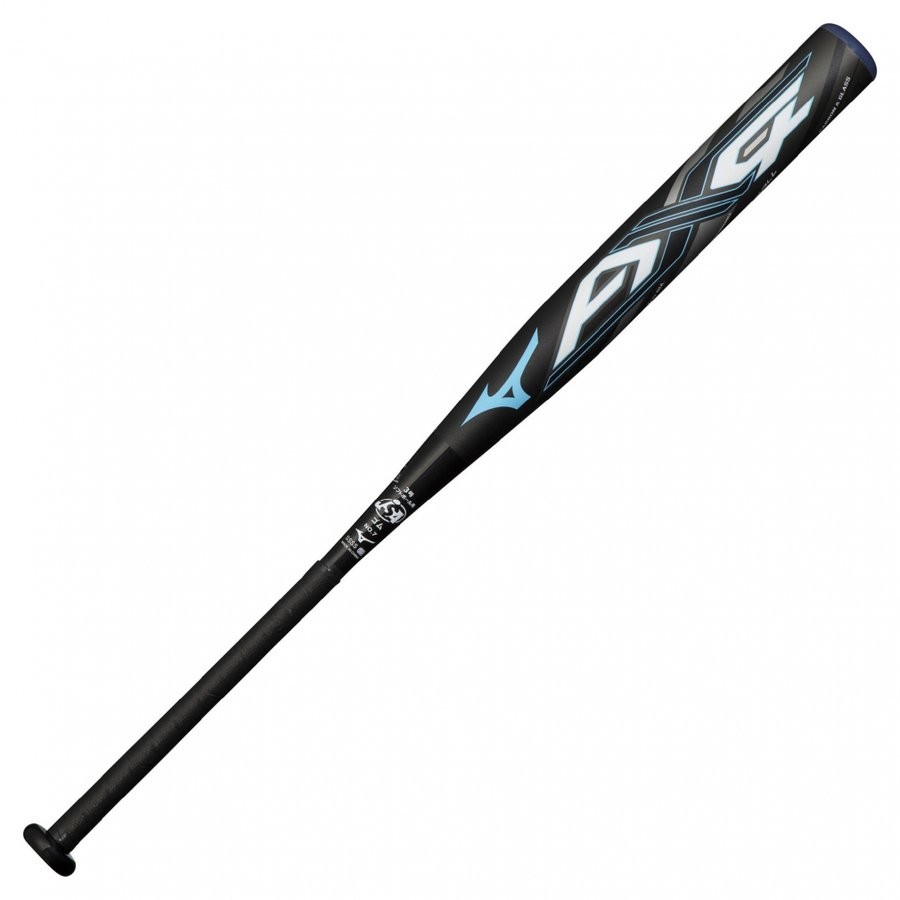 MIZUNO ミズノ ソフトボールバット 3号ゴムボール用 AX4 84cm 710g 1CJFS31884 ブラックスカイブルー 4571546420615