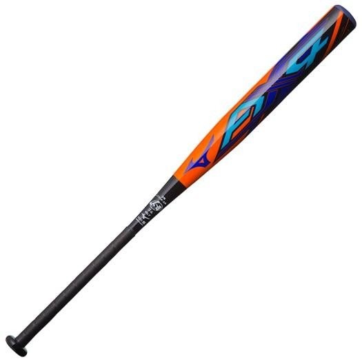MIZUNO ミズノ ソフトボールバット 3号ゴムボール用 FRP製 84cm 1CJFS30784 オレンジブラック 4954639070742