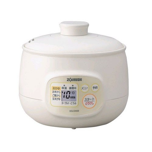 象印 ZOJIRUSHI マイコンおかゆメーカー EG-DA02-WB ホワイト 4974305199676