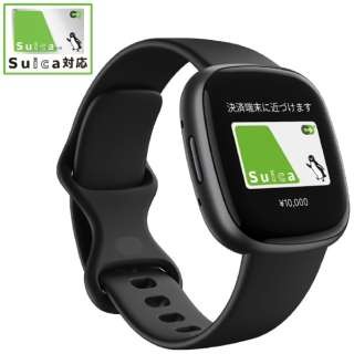 Fitbit Versa 4 FB523BKBK-FRCJK ブラック/グラファイトアルミニウム