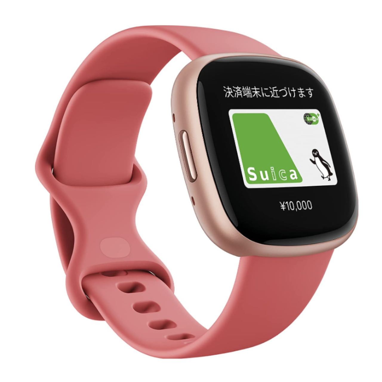 Fitbit Versa 4 FB523RGRW-FRCJK ピンクサンド/カッパーローズアルミニウム