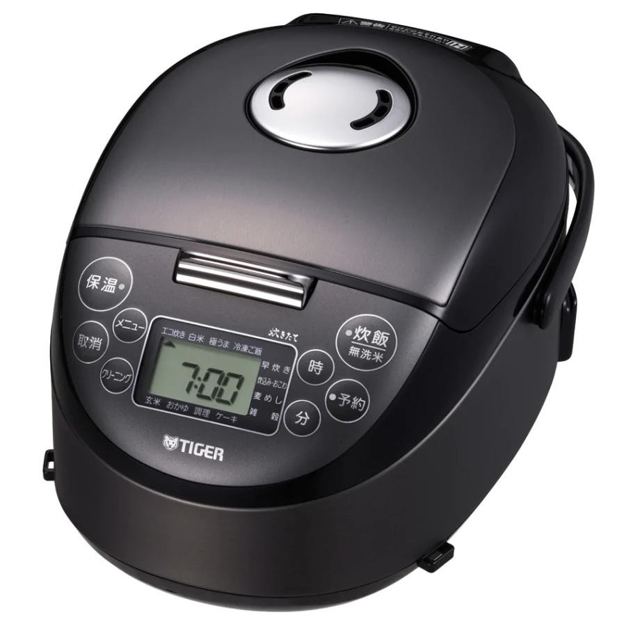 タイガー魔法瓶 TIGER   炊飯器  炊きたて JPF-G055-KL スチールブラック 4904710436233