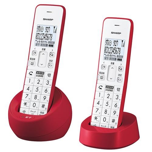 シャープ SHARP JD-S09CW-R  レッド 4974019512761