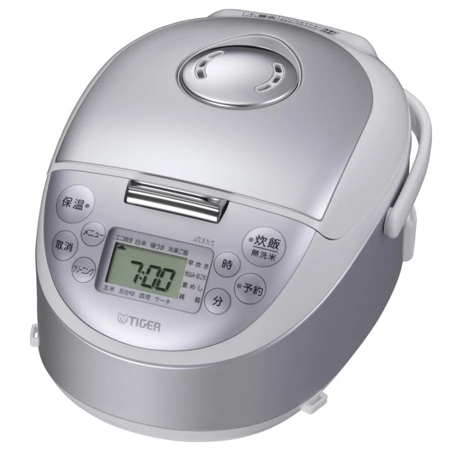 タイガー魔法瓶 TIGER 炊飯器 炊きたて JPF-G055-WL スチールホワイト 4904710436240