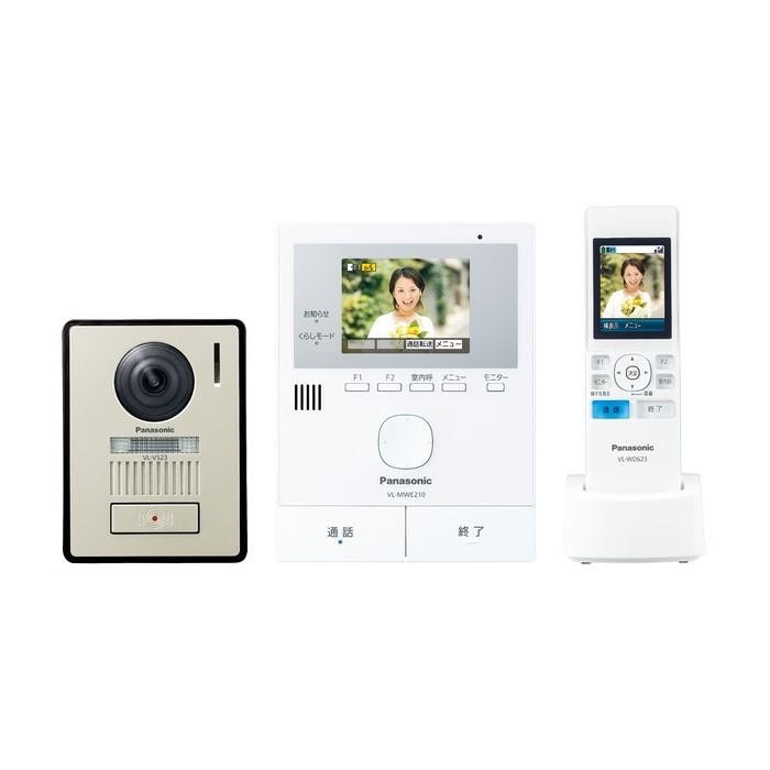Panasonic パナソニック どこでもドアホン VL-SWE210KLA 子機含む付属品完備 4549980694671