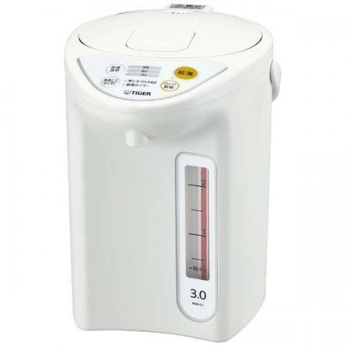 タイガー魔法瓶 TIGER マイコン電動ポット 3.0L ホワイト PDR-G301W  4904710418970