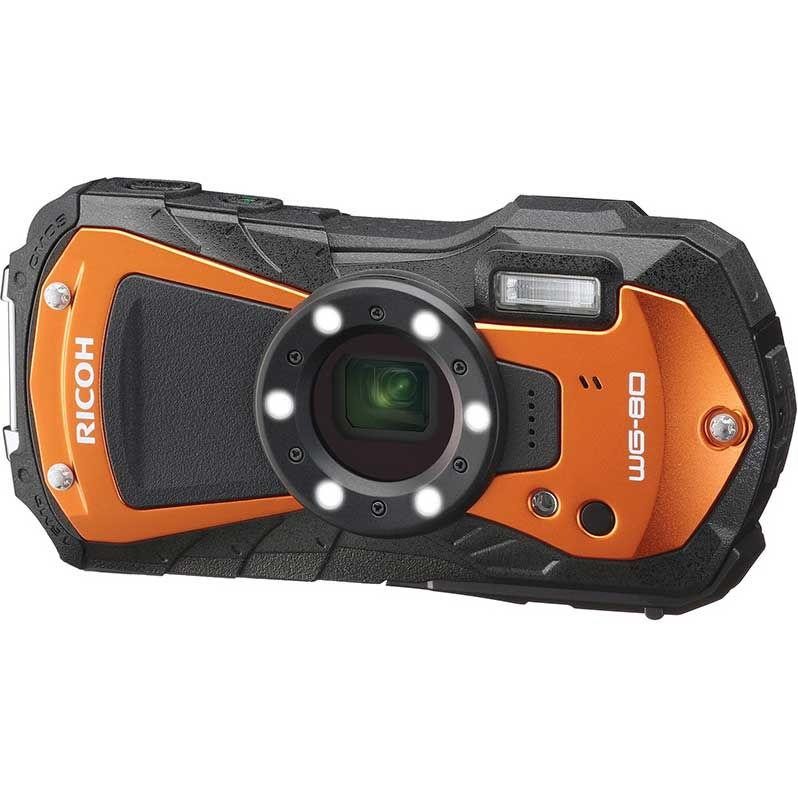 RICOH デジタルカメラ WG-80 ORANGE 4549212304415