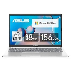 ASUS ノートパソコン X515JA-BQ2067WS トランスペアレントシルバー 0195553740036