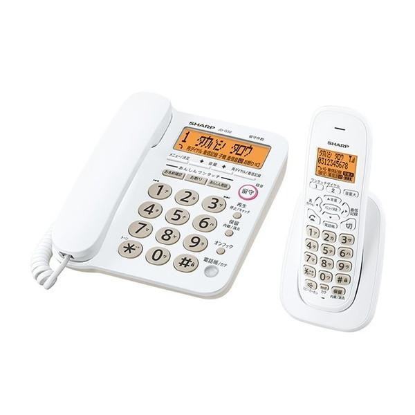 シャープ 電話機 コードレス 子機1台 JD-G32CL 4974019903729