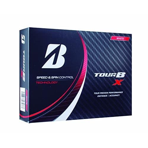 BRIDGESTONE ブリヂストン ゴルフボール TOUR B X 1ダース 2022年モデル B0WXJ ホワイト 4547333435377