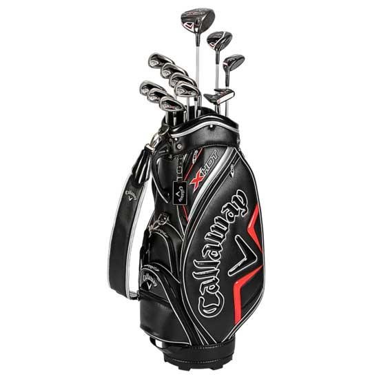 Callaway キャロウェイ クラブセット X HOT 11本 キャディバック付き オリジナルスチールシャフト 硬さS 右用 0194518475150