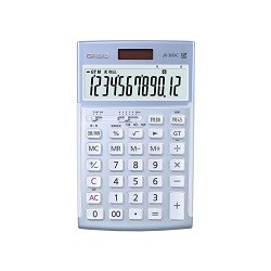 CASIO カシオ 本格実務電卓12桁 JS-20DC-BU-N ブルー 4549526613913