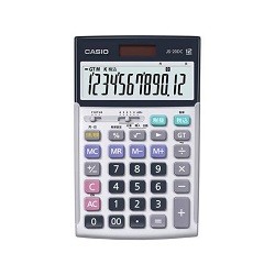 CASIO カシオ 本格実務電卓 ジャストタイプ 12桁 JS-20DC-N 4549526611711