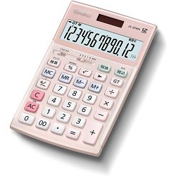 CASIO カシオ 本格実務電卓 JS-20WK-PK ピンク 4971850094616