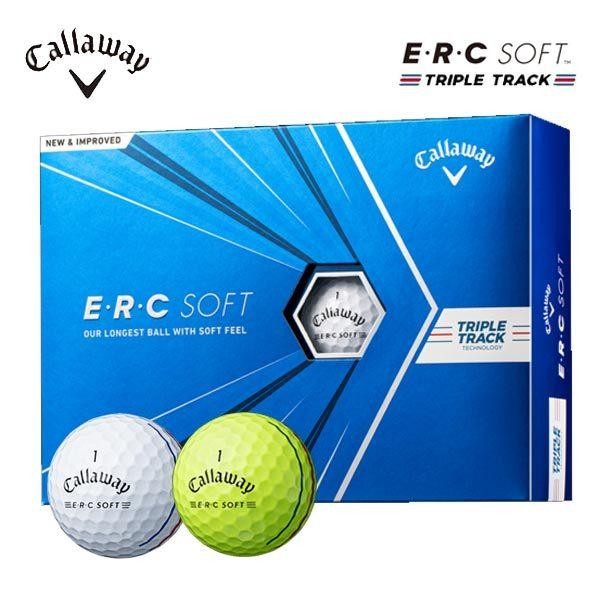Callaway キャロウェイ ゴルフボール ERC SOFT トリプルトラック 2021年モデル ホワイト 0194518299893