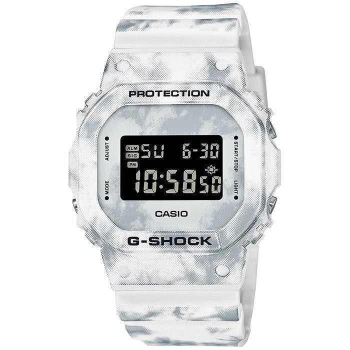 CASIO カシオ  G-SHOCK 腕時計 GRUNGE SNOW CAMOUFLAGE シリーズ DW-5600GC-7JF 4549526313240