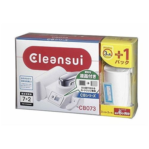 浄水器 クリンスイ CBシリーズ CB073W-WT+カートリッジセット 4962752006319
