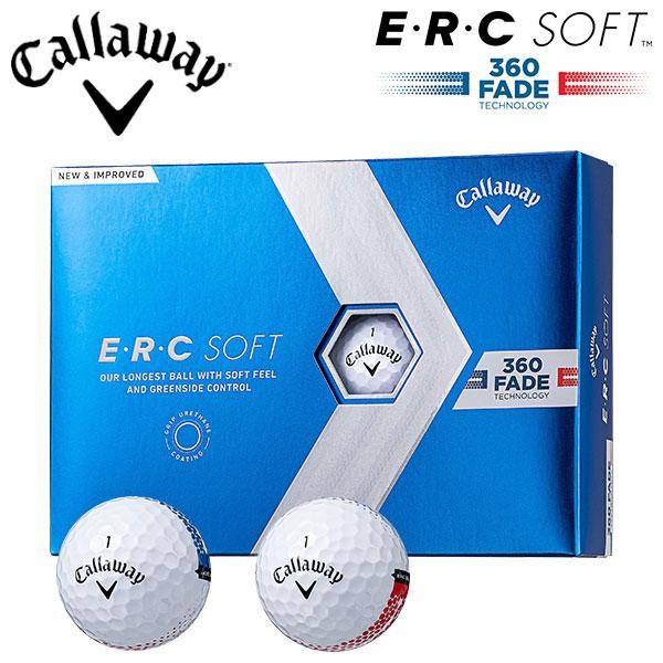 Callaway キャロウェイ ゴルフボール E・R・C ボール ERC SOFT 360 1ダース ホワイト 0194518999793