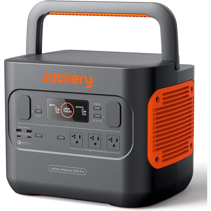 Jackery ジャクリ ポータブル電源 1500 PRO 0810105521818