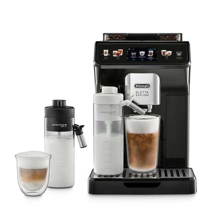 デロンギ DeLonghi 全自動コーヒーマシン エレッタ エクスプロア ECAM45055G 4988371024695