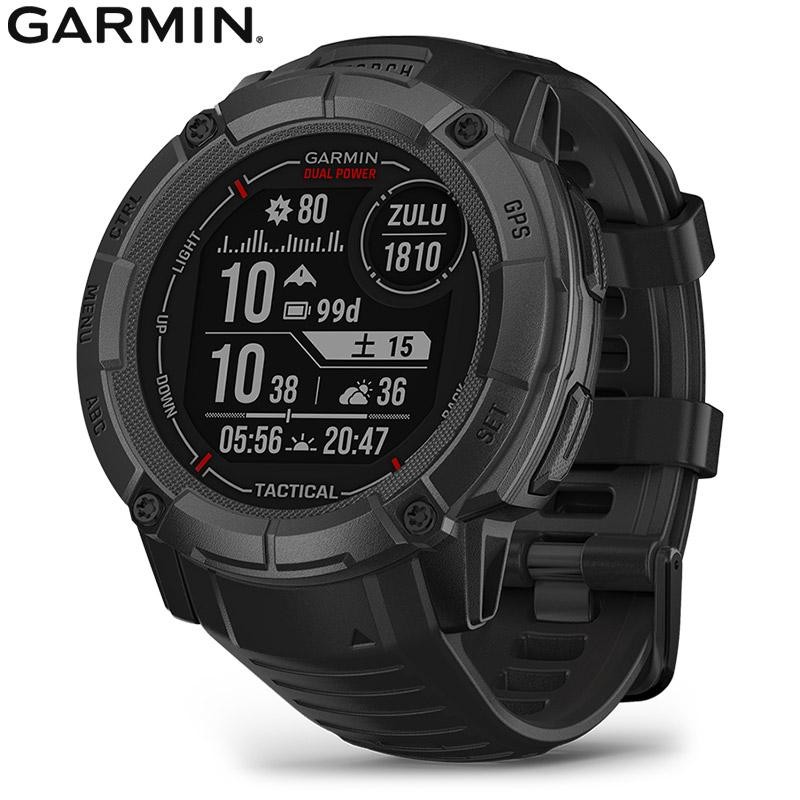 ガーミン GARMIN Instinct 2X Dual Power Tactical Edition 010-02805-72 Black 0753759325244
