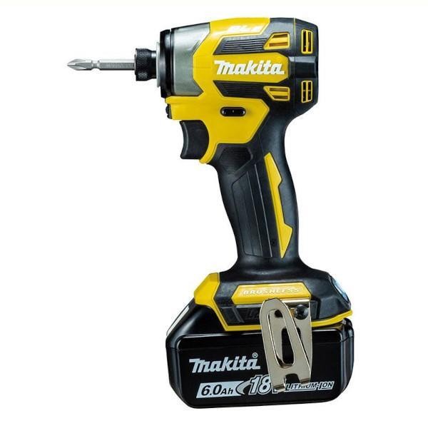マキタ Makita 充電式インパクトドライバ 18V6Ah バッテリ2本・充電器・ケース付 TD173DGXFY  フレッシュイエロー 0088381779135